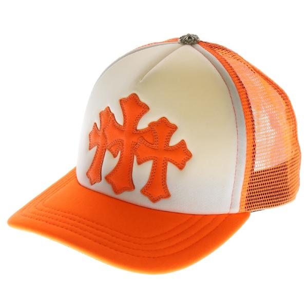 CHROME HEARTS（クロムハーツ） TRUCKER CAP レザークロスパッチ