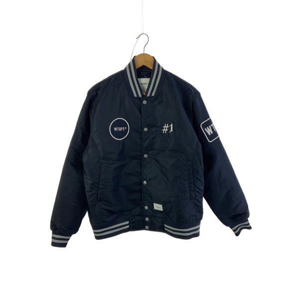 WTAPS◇スタジャン/--/ナイロン/NVY/181TQDT-JKM02 : セカンド
