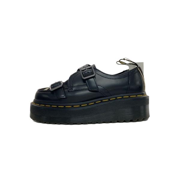 Dr.Martens◇ハラコダブルモンクストラップシューズ?/US5/ブラック