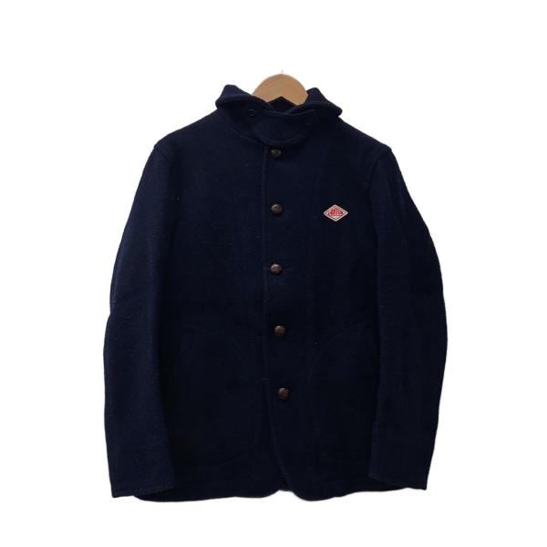 DANTON◇ウールモッサシングルジャケット/40/ウール/NVY/JD-8237 wom