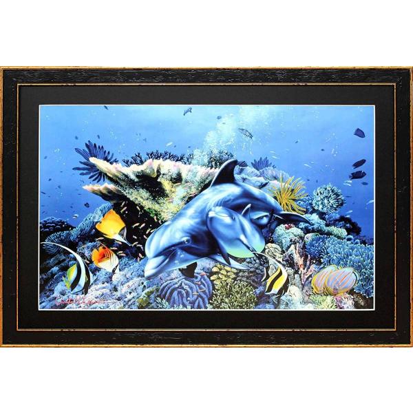 超名作 ラッセン マザーズ・ラブ 新品 現代アート 額装付き 壁掛け