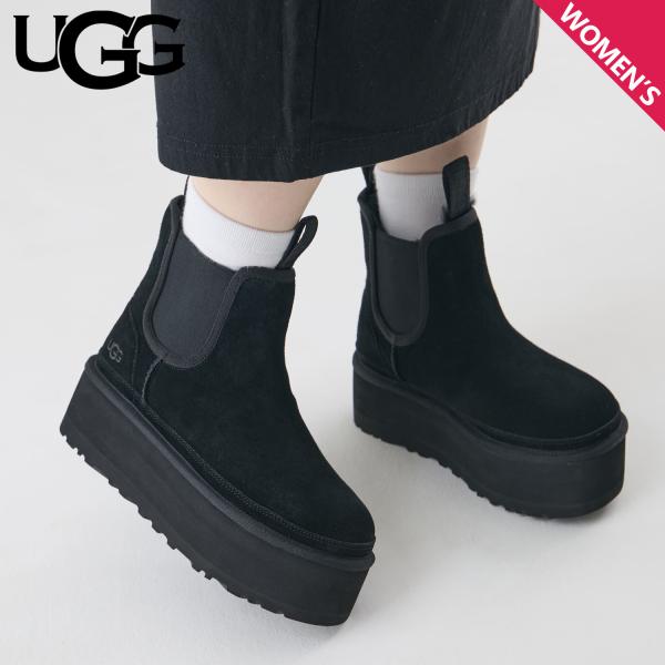 UGG（アグ） ニューメル プラットフォーム チェルシー ブーツ
