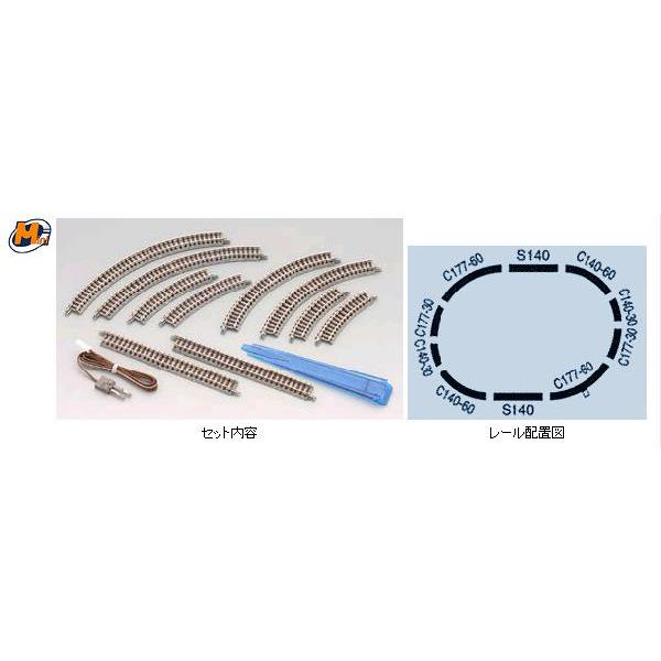 鉄道模型)TOMIX：91081 ミニレールセット基本セット（MAパターン