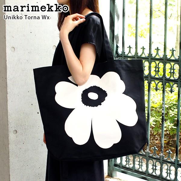marimekko（マリメッコ） トートバッグ ウニッコ Torna Wx ブラック