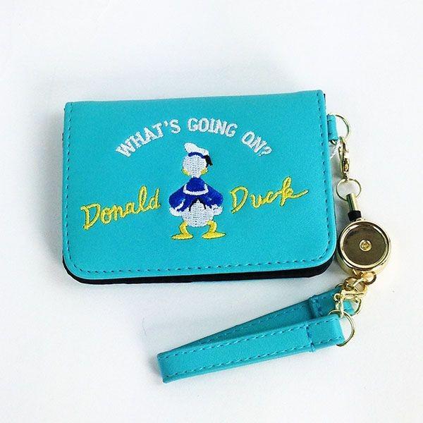 ディズニー ドナルドダック リールツキオープンパスケース バック