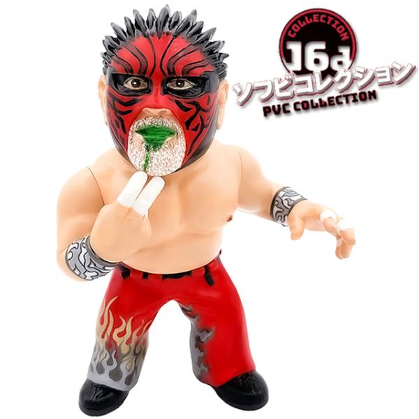 爆買 16dソフビコレクション グレート・ムタ[赤/ByeBye引退Ver.] (HAO