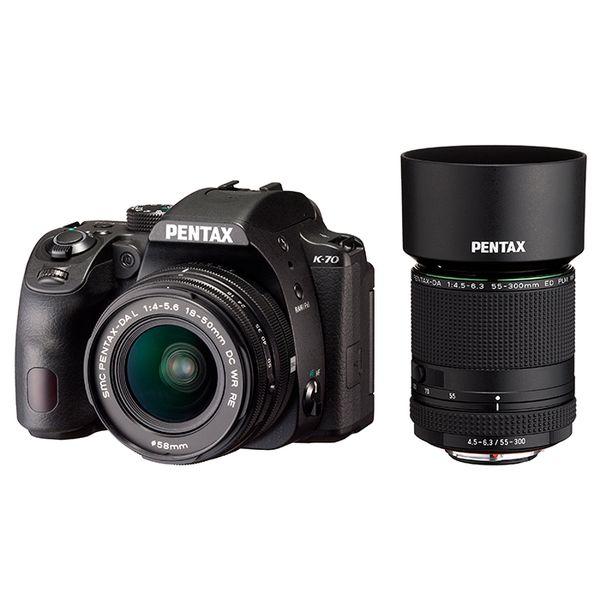 ペンタックス 中古 1年保証 美品 PENTAX K-70 300ダブルズームRE