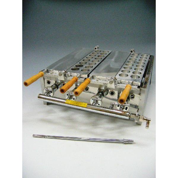 たこ焼き機半自動16穴 釣鐘深型 2連 : PROKITCHEN - 通販 - Yahoo