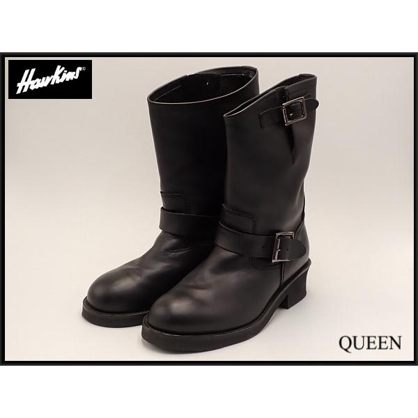 ホーキンス ショート エンジニアブーツ【43】27.5ブラック スチール