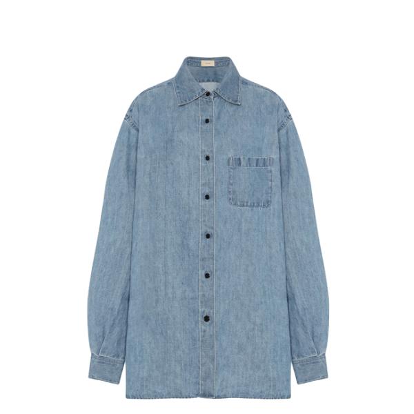 THE ROW（ザ ロウ） Nesson リネンシャツ サイズ0 8740 ブリーチ