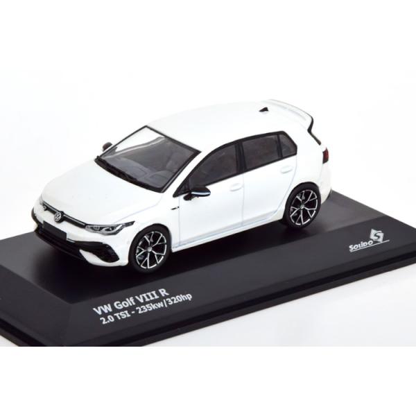 ソリド 1/43 フォルクスワーゲン ゴルフ8 R 2021 ホワイト : 寝具