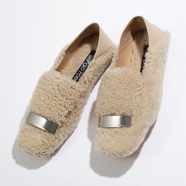 Sergio rossi（セルジオロッシ） フラットスリッパ A77990 MFI569