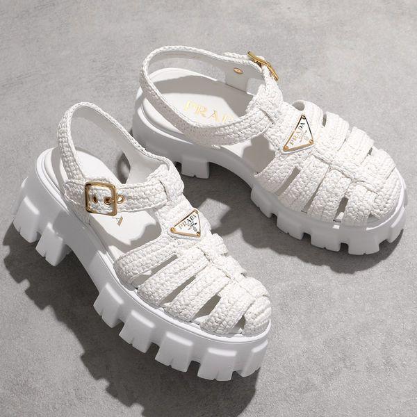PRADA（プラダ） ケージサンダル モノリス 1X138N 055 70N レディース