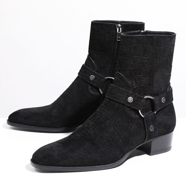 SAINT LAURENT サンローラン ショートブーツ ワイアット 603515 1Y200