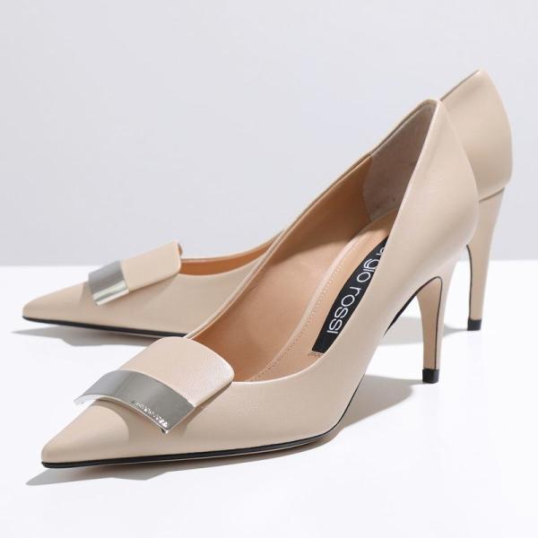 Sergio rossi（セルジオロッシ） ハイヒール 75mm sr1 075 シルバー