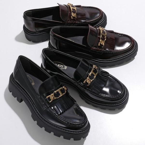 TOD'S（トッズ） TODS ローファー XXW08J0GF80SHA Tチェーン メタル