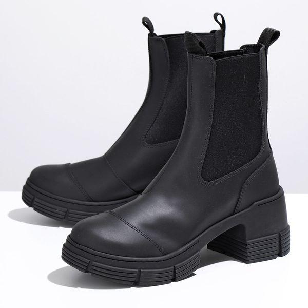 GANNI（ガニー） ショートブーツ Recycled Rubber Heeled City Boot