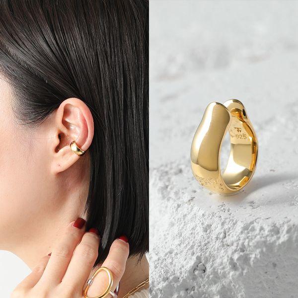 TOM WOOD（トムウッド） イヤーカフ Oyster Ear Cuff Gold オイスター