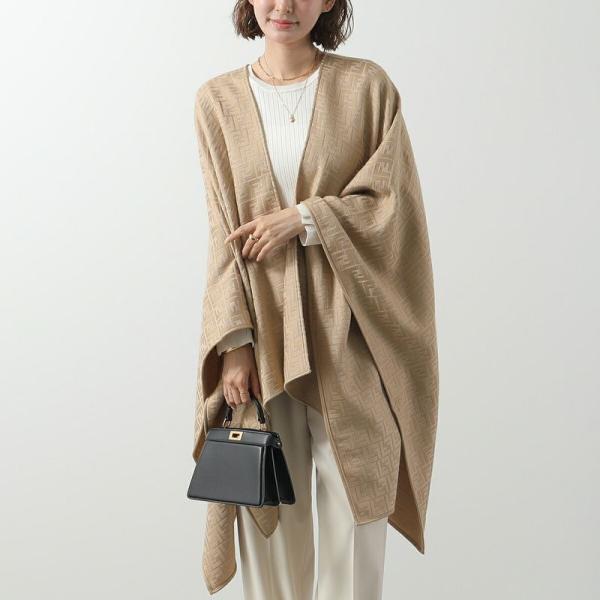 FENDI（フェンディ） ポンチョ FXX782 AQ8G レディース ケープ ウール