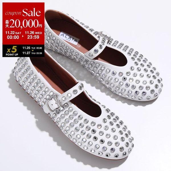 ALAIA（アライア） バレエシューズ BALLERINA STRAP AA3A029CK116