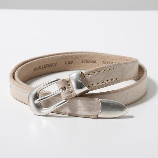 Our Legacy（アワーレガシー） ベルト A4258CCW メンズ レザー 2CM