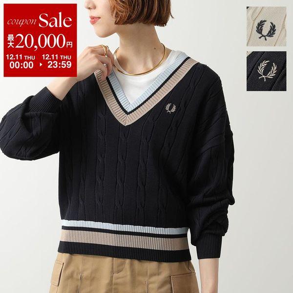 FRED PERRY（フレッドペリー） セーター BOLD TIPPED CABLE KNIT