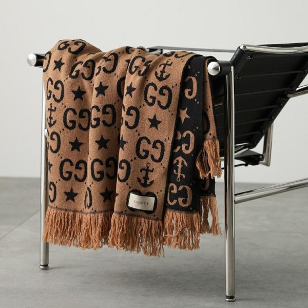 GUCCI（グッチ） ブランケット 660546 ZAG8K レディース メンズ GGロゴ