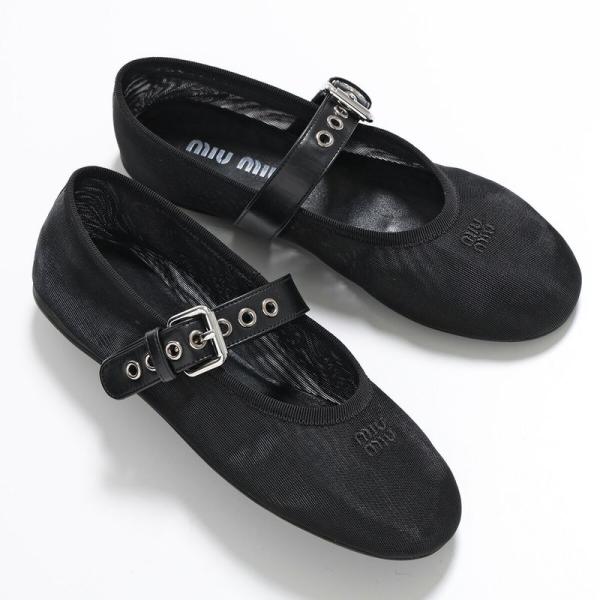 miu miu（ミュウミュウ） バレエシューズ 5F373E 099 レディース