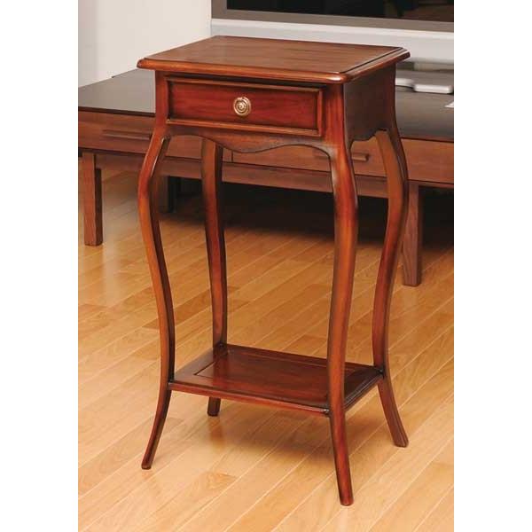 コンソールテーブル 電話台 木製 マホガニー 花台 クラシック