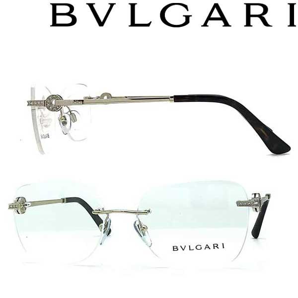 BVLGARI（ブルガリ） メガネフレーム ブランド シャンパンゴールド 縁