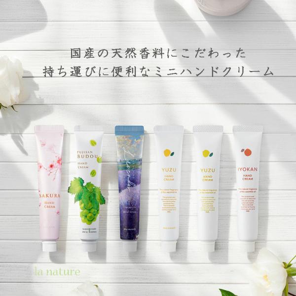 選べる香り2点セット) 日本製 ハンドクリームミニ 20g 国産柑橘系 肌