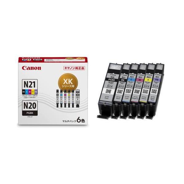 CANON(キヤノン) XKI-N21+N20/6MP 純正 インクカートリッジ 6色パック
