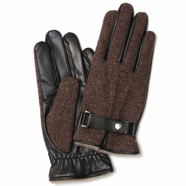 HARRIS TWEED（ハリスツイード） 手袋 メンズ スマホ対応 カシミヤ