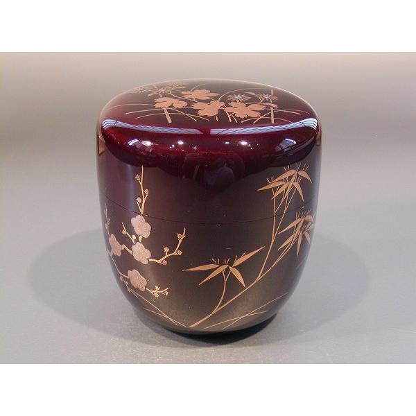 茶道具 大棗 溜塗 四君子蒔絵、 田中宗凌作 : 佐藤大観堂 - 通販