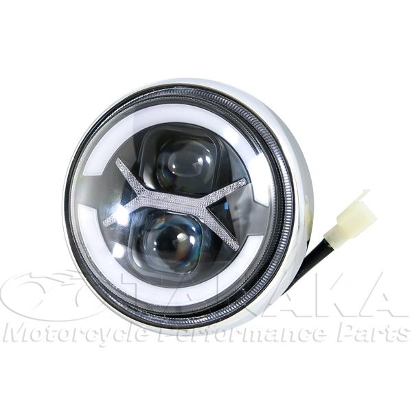 5ℓモンキー純正ヘッドライトパープル