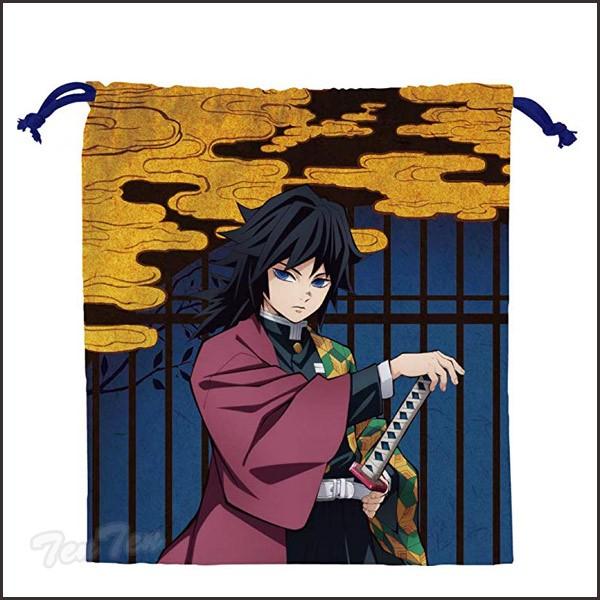 鬼滅の刃 巾着 冨岡 義勇 とみおか ぎゆう 【即納品】 きめつのやいば