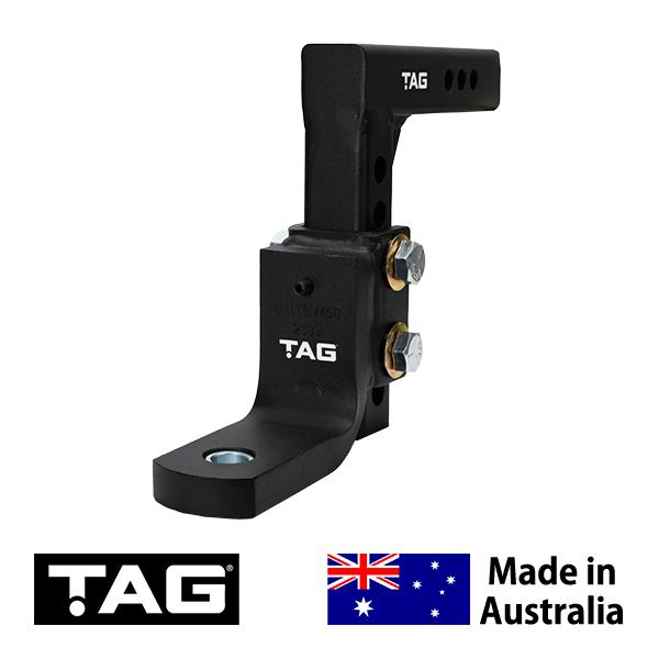 TAG正規品 50mm角 アジャスタブル ボールマウント 4段階調整 ヒッチ
