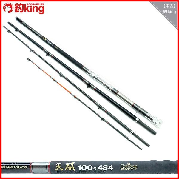 ダイワ カーボウィスカー尖閣 100号484/E641L クエ竿 美品 : 釣king
