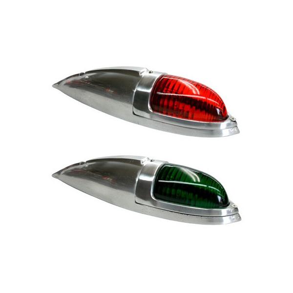 ATS-717サイドランプ（アルミ） 橙 オレンジ 緑 グリーン 鋳物 ナマズ