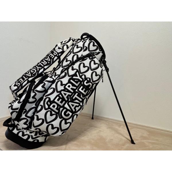 PEARLY GATES（パーリーゲイツ） 落書きハート柄 スタンド式キャディ