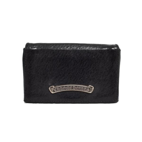 CHROME HEARTS（クロムハーツ） カードケース 名刺入れ レザー 黒