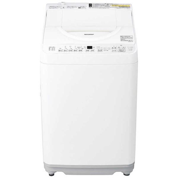 シャープ SHARP 縦型洗濯乾燥機 洗濯6.5kg 乾燥3.5kg ヒーター乾燥 穴