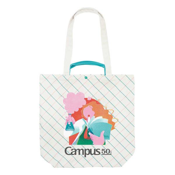 コクヨ (限定)キャンパス 50周年記念 トートバッグ ホワイト BGTB100L1