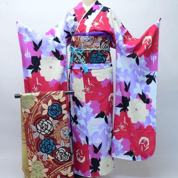 振袖・帯・襦袢 3点セット 着物と帯は日本製 成人式 新品（株）安田屋