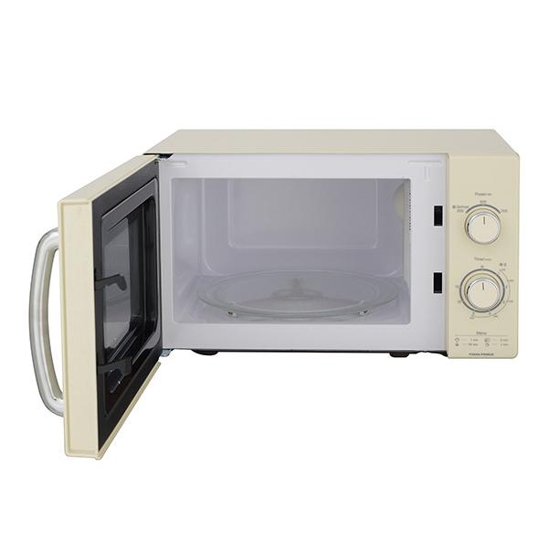 ユアサプライムス レトロ 電子レンジ 庫内容量 17L PRE-702B おしゃれ