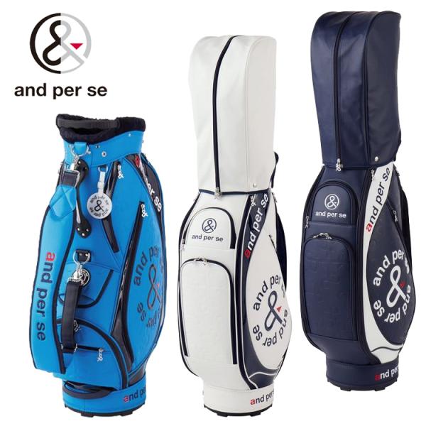 and per se（アンパスィ） ゴルフ 9.0型 キャディバッグ AUS7005