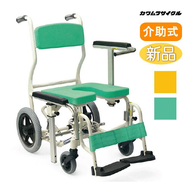 カワムラサイクル 車椅子 介助式 シャワー用 KS12 : 車椅子・シルバー