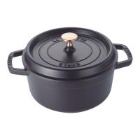LOHACO - ストウブ Staub ピコ ココット ラウンド ブラック 22cm 1個