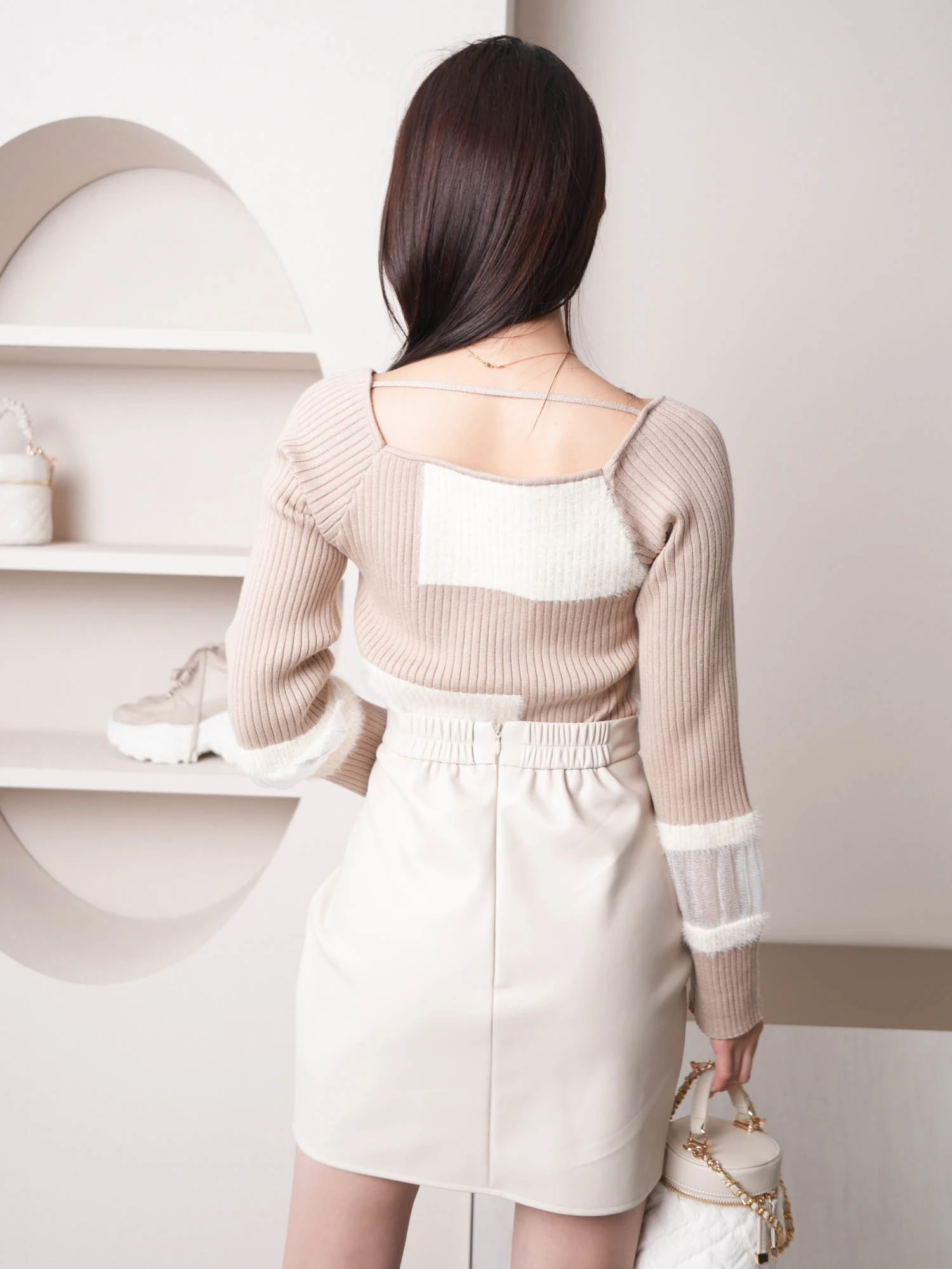 LIP SERVICE（リップサービス）｜ ライダースライクZIPミニスカート