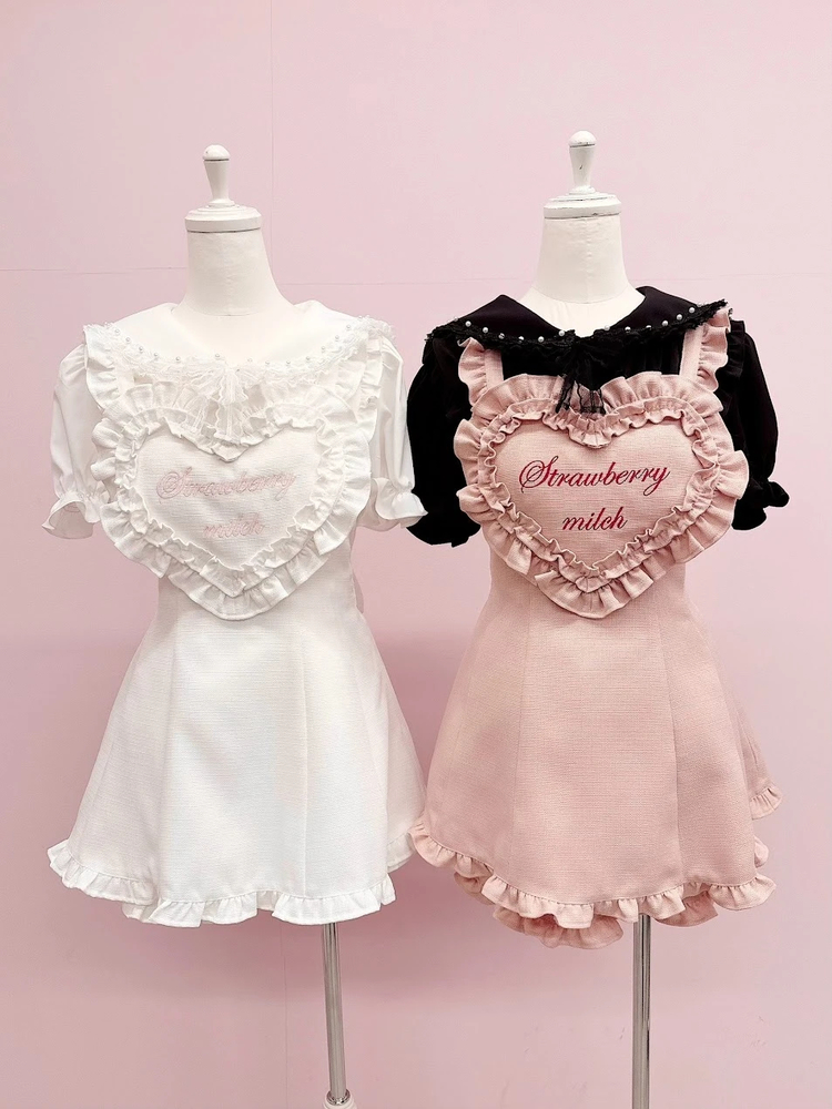 ハートエプロンセットアップ - Ank Rouge(アンクルージュ)の